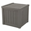Contenitore in plastica grigia 44x44x44 cm